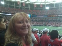 Debi at Falcons vs SF