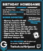 Gripsed Homegame Details