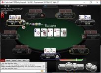 PS quads suckout   slowplay AI on flop