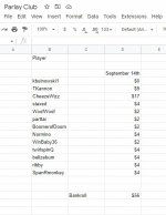 Parlayclub spreadsheet september 14th