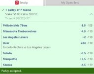Parlay club parlay march 10th nbacollege bb