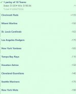 Kbuinowski parlay april 13th