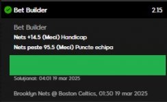 Nets 14 and over 95