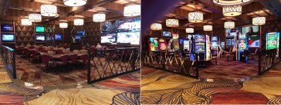Sahara Poker Room Before and After