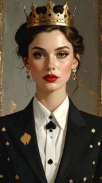 Queen of spades AI CONTENT