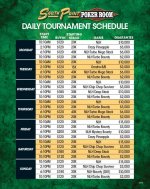 South Point Poker Tourney Schedule 4 19 2026