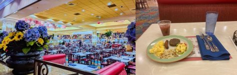 Garden Buffet Tables and Booths and Meal