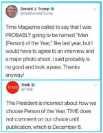 Time Magazine Trump