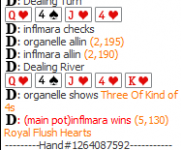 First royal flush