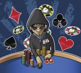 Poker headphones music cartoon Poker headphones music cartoon